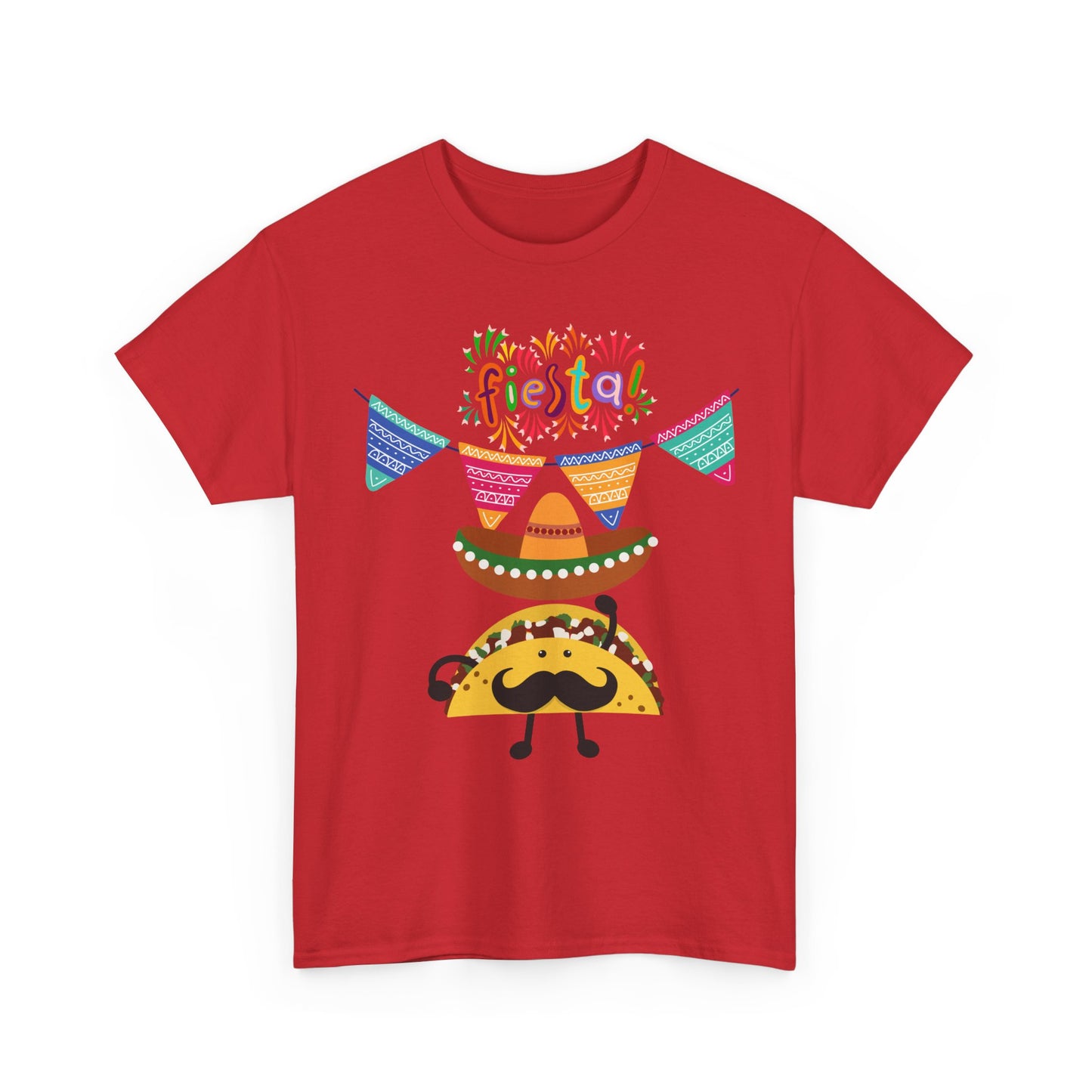 Fiesta Taco Party Tee, Taco Lover Gift, Celebration Apparel, Party Wear