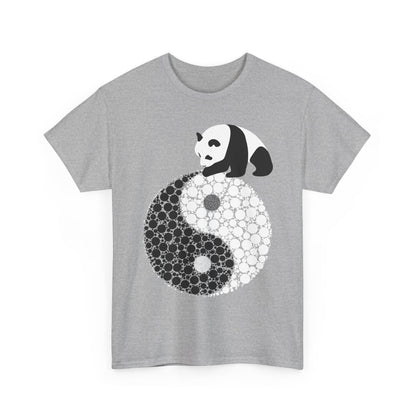 Panda Yin Yang Unisex Heavy Cotton Tee