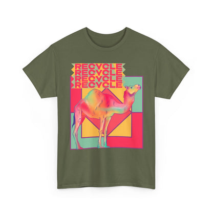 Camel Recycle Eco-Friendly T-Shirt,  Gift for Environmentalists