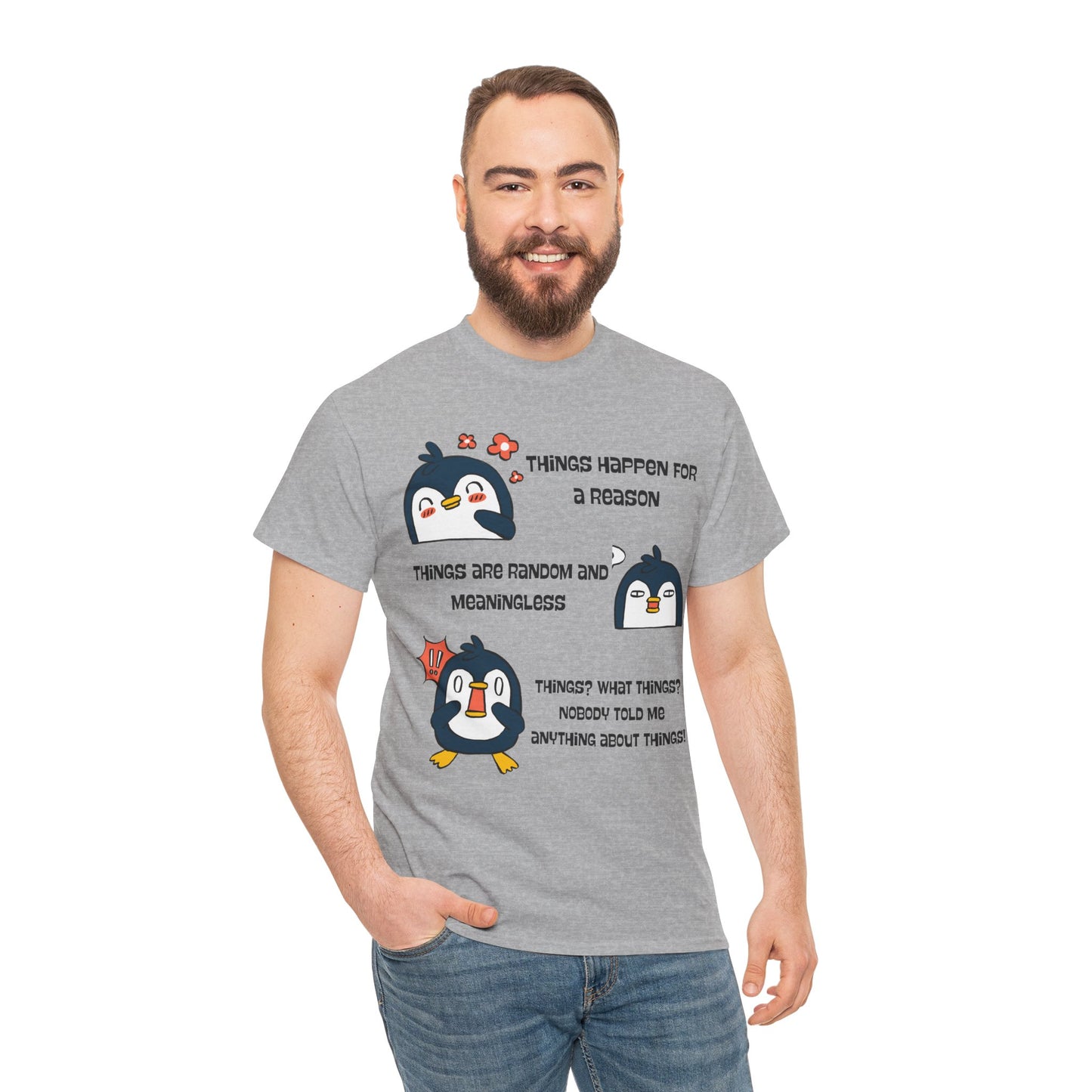 Penguin Things - Funny Graphic Tee, Gift for Friends