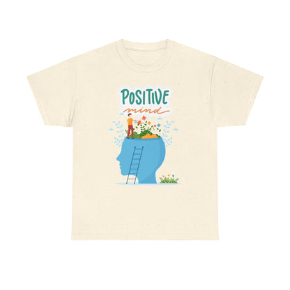 Positive Mind Unisex T-shirt, Everyday Wear, Inspirational Gift, Mental Health Awareness