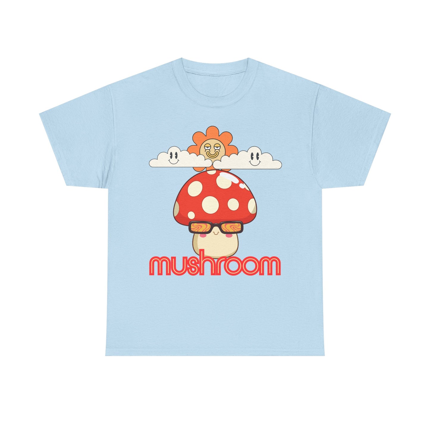 Mushroom Unisex T-Shirt, Eco-friendly Gifts for Birthdays, Whimsical Design for Nature Lovers,