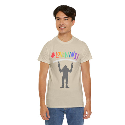 #LOVEWINS! Unisex Heavy Cotton Tee - Celebrate Love and Equality