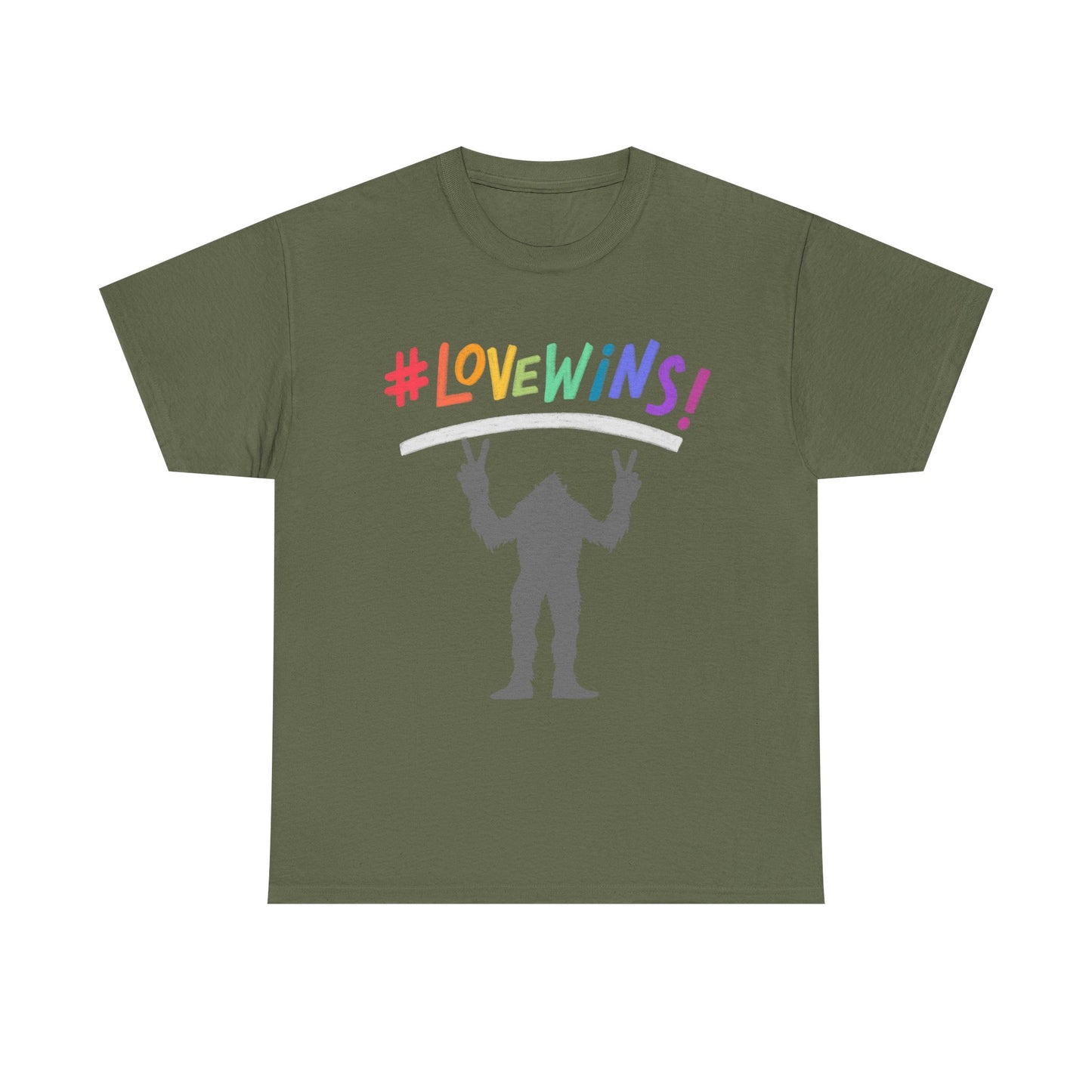 #LOVEWINS! Unisex Heavy Cotton Tee - Celebrate Love and Equality